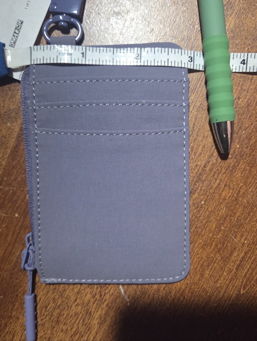 Iris and Rainbow Slim Cardholder Wallet in Cloud Purple